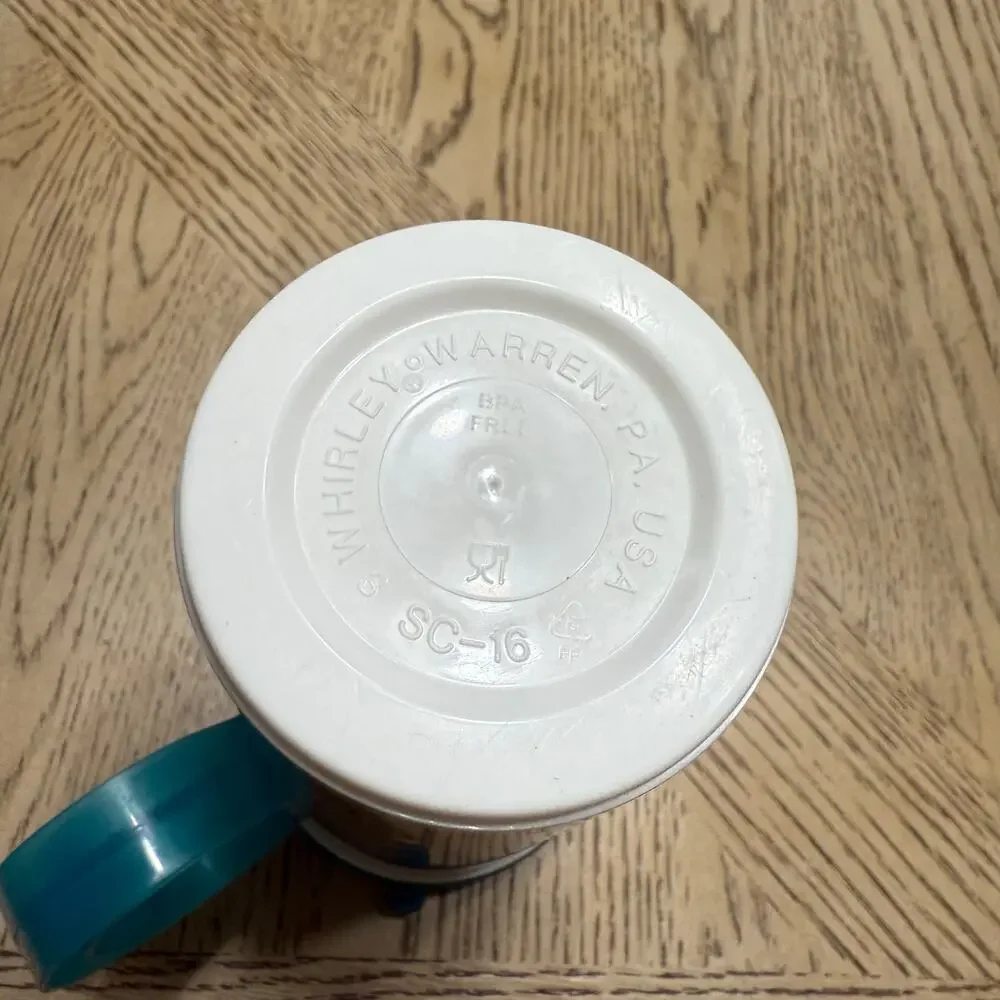 Whirley Warren Walt‎ Disney World Parks Mickey Refillable Mug Tumbler Teal
